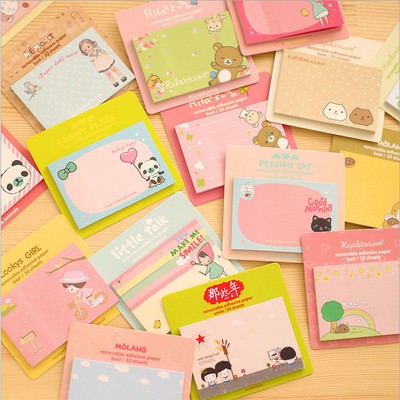 N38 sổ note chữ nhật hình rilakkuma ,hình cô gái động vật dễ thương