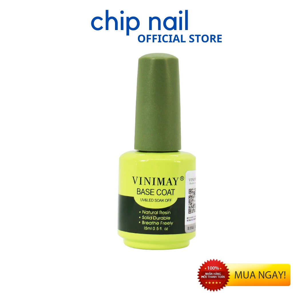 Base Coat Vinimay chính hãng , gel liên kết móng 15ml