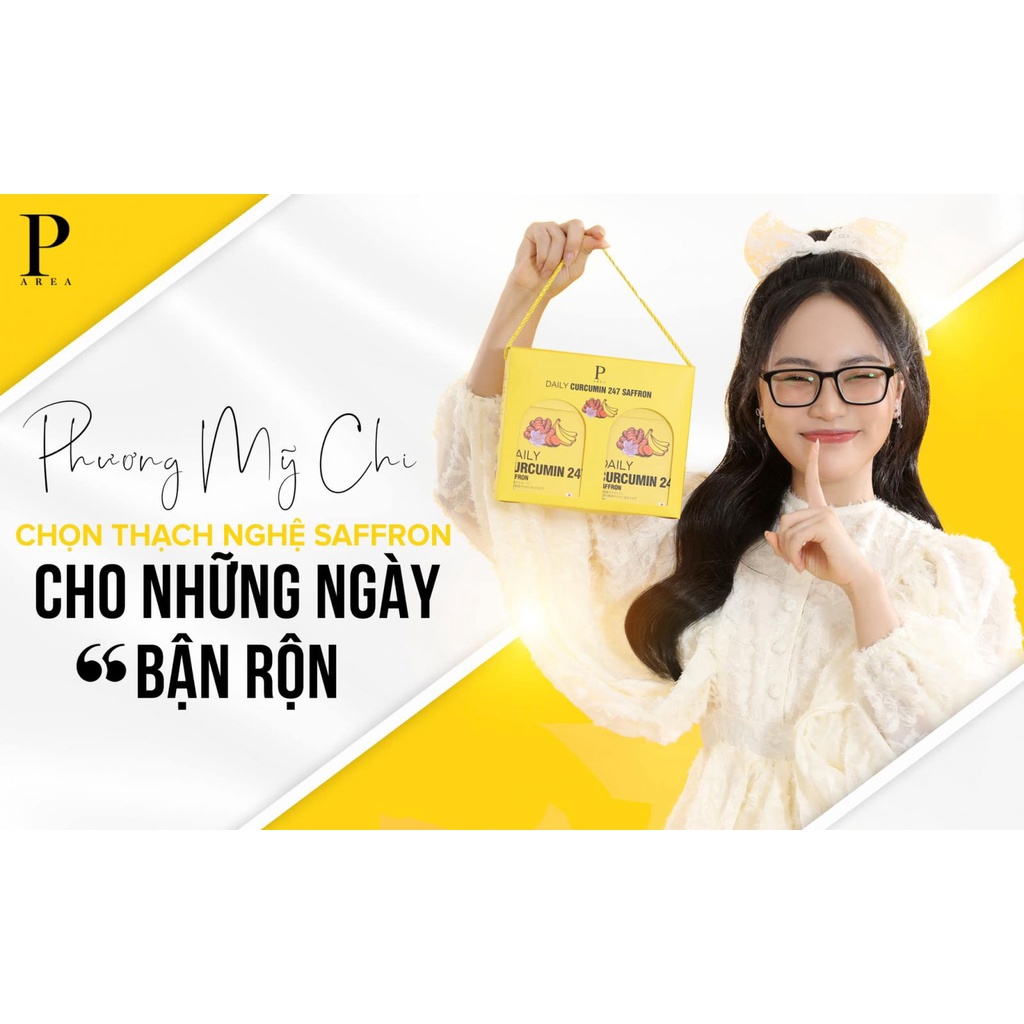 Thạch Nghệ Saffron Vị Chuối Daily Curcumin 247 Hỗ Trợ Tiêu Hóa Cải Thiện Sức Khỏe - Vita Cosmetics