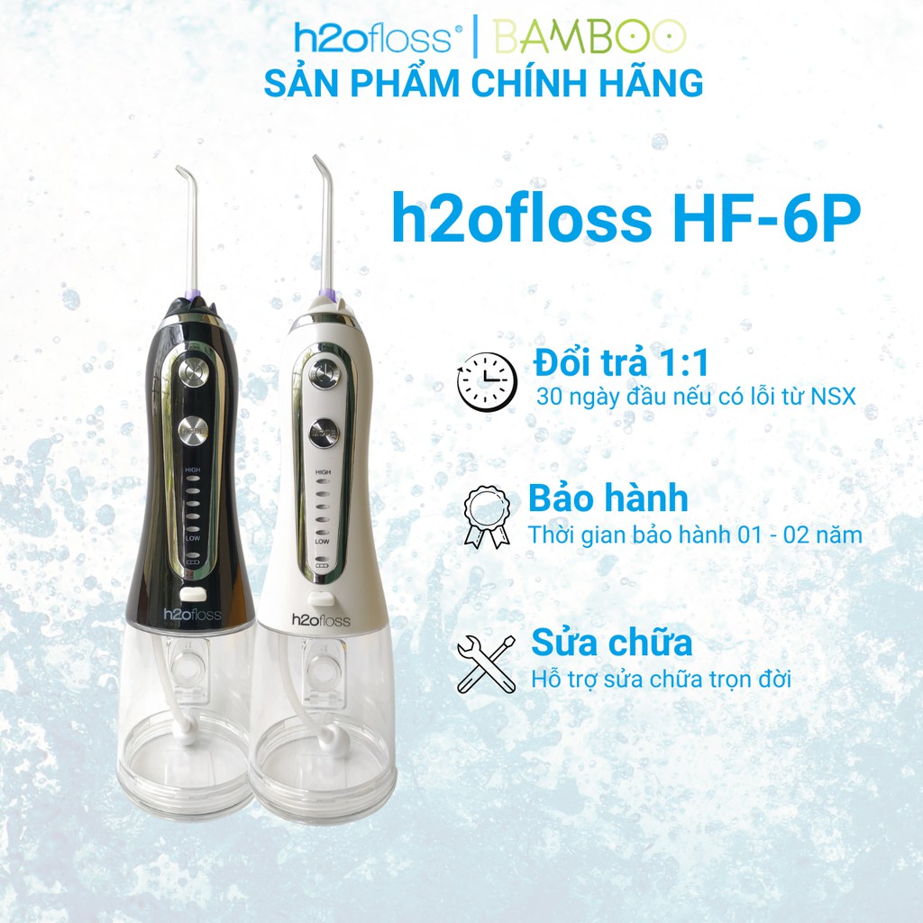 Tăm nước, máy tăm nước cầm tay h2ofloss HF- 6PLUS