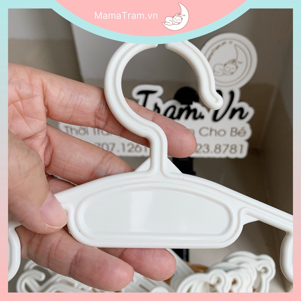 Set 10 Móc Nhựa Treo Quần Áo Cho Bé Cao Cấp INOCHI