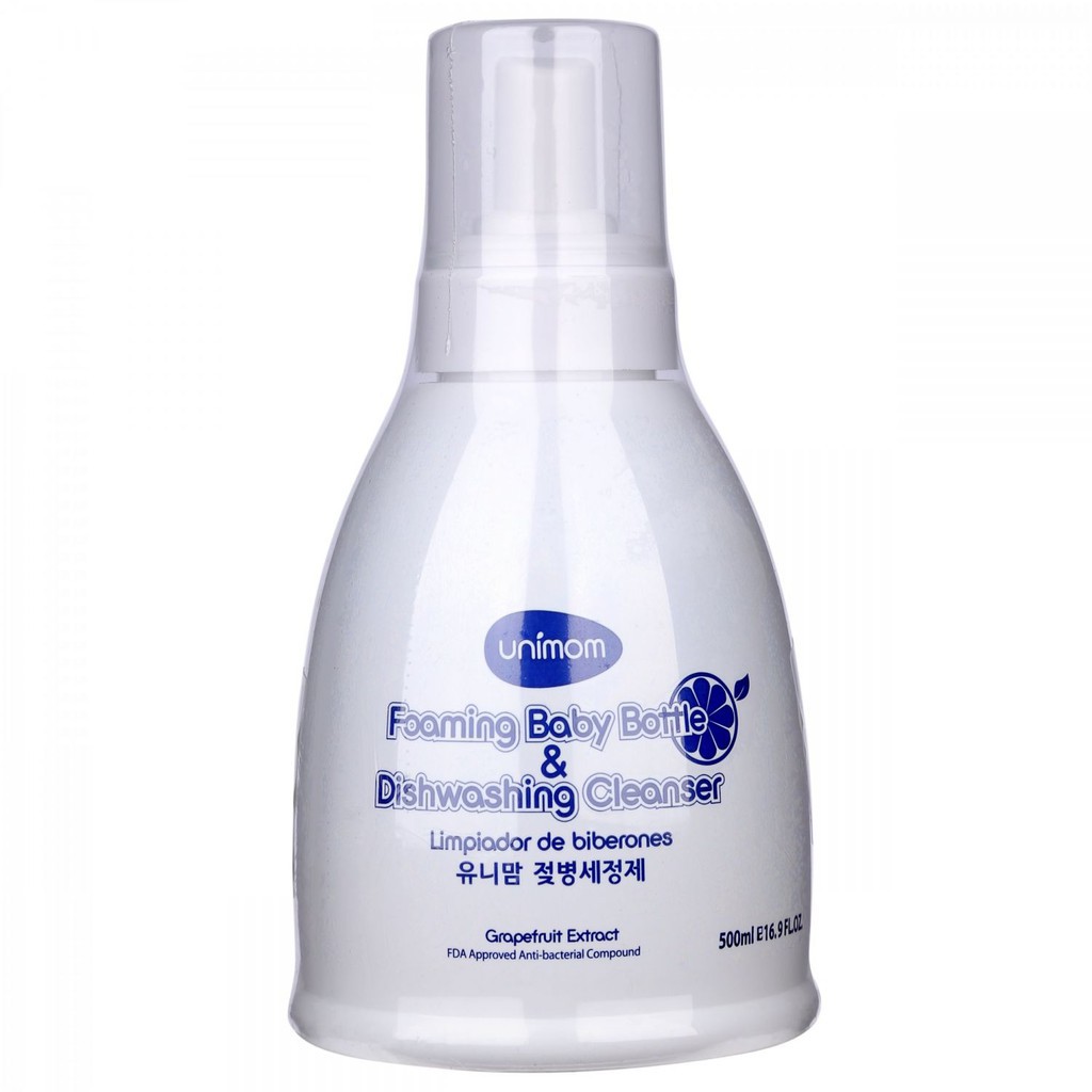 Nước rửa bình sữa Unimom 500ml chai và túi - dung dịch rửa bình sữa nhập khẩu Hàn Quốc