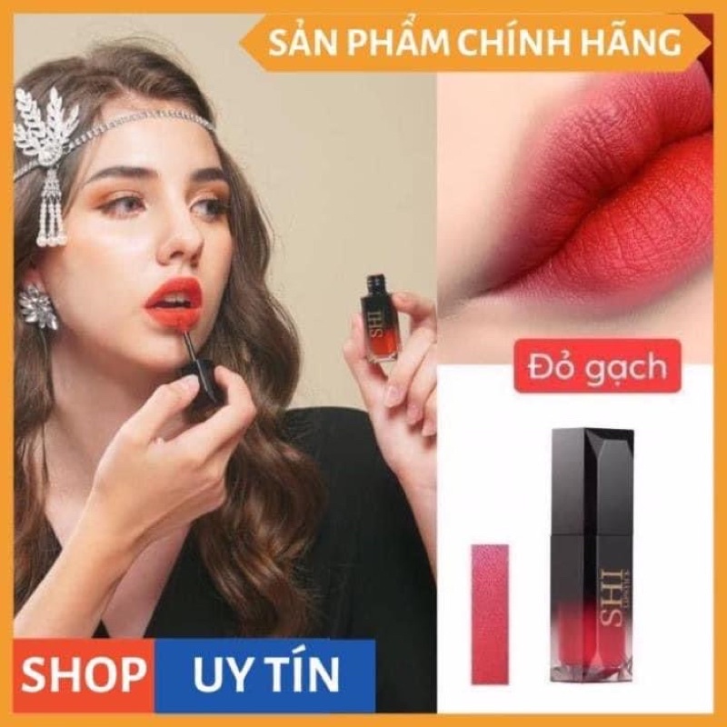 Son SHI - Son Môi Không Chì, Son Kem Lâu Trôi Bền Màu An Toàn Chính Hãng 100%