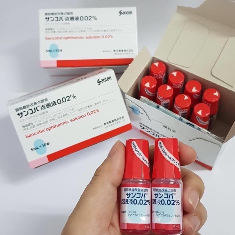 Nhỏ Mắt Sancoba Nhật Bản 5ml - Nhỏ Cận