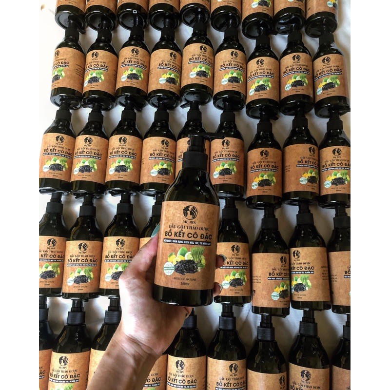  Dầu gội bồ kết cô đặc, hỗ trợ giảm gàu, hỗ trợ ngăn rụng tóc sau sinh mẹ Rin handmade | BigBuy360 - bigbuy360.vn