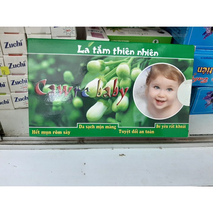 Lá Tắm Thiên Nhiên Cawre Baby Hết Rôm Sảy, Hết Ngứa