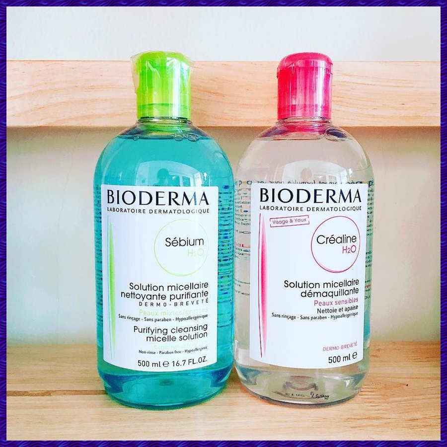 Dung Dịch Làm Sạch Và Tẩy Trang Micellar Bio Créaline Cho Da Thường, Nhạy Cảm - Bio Sébium Cho Da Dầu, Hỗn Hợp
