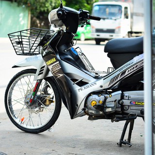 Decal Tem Xe Sirius Đen Bạc