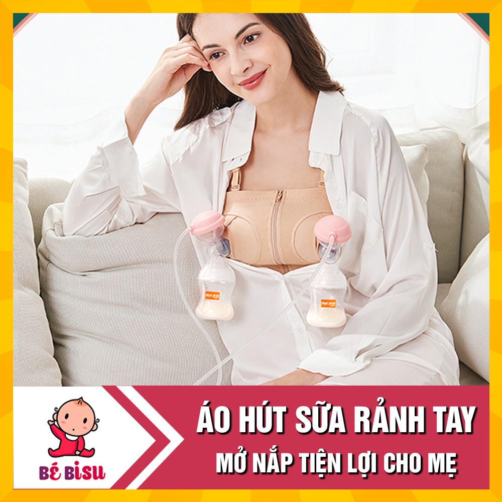 Áo hút sữa rảnh tay cotton cho mẹ