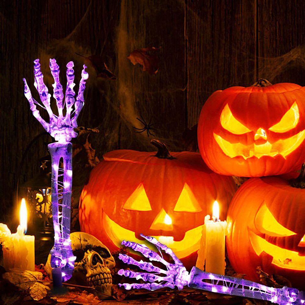 LANSEL Bộ 2 Bàn Tay Xương Trang Trí Halloween