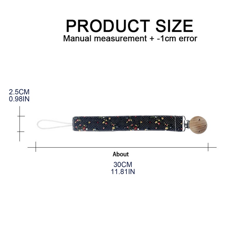 Giá Đỡ Núm Ti Giả Dạng Chuỗi Kẹp DIY Bằng Cotton Mềm Mịn Dành Cho Bé Sơ Sinh