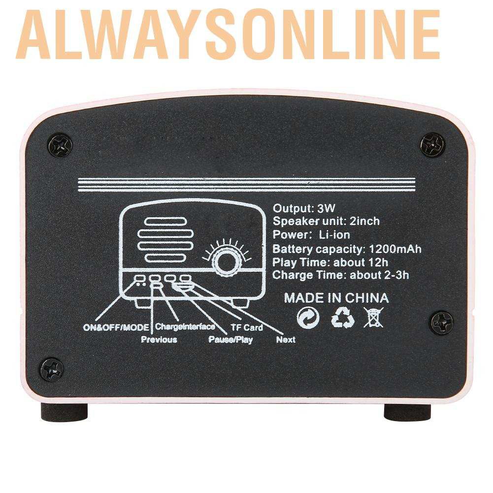 Loa Bluetooth không dây mini màu hồng