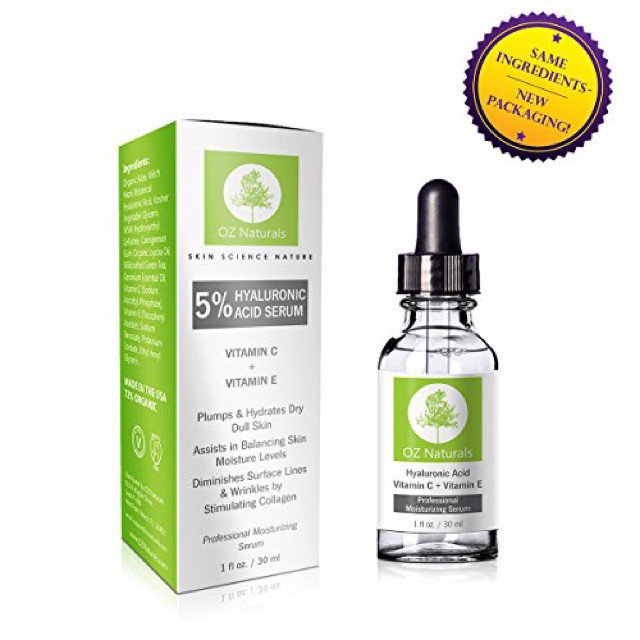 Serum Oz Naturals vitamin C review chi tiết nhất 2019