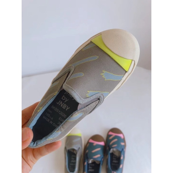 Giày Slip on trẻ em JNBY  Giày lười trẻ em cao cấp Hàn Quốc xuất dư 0922