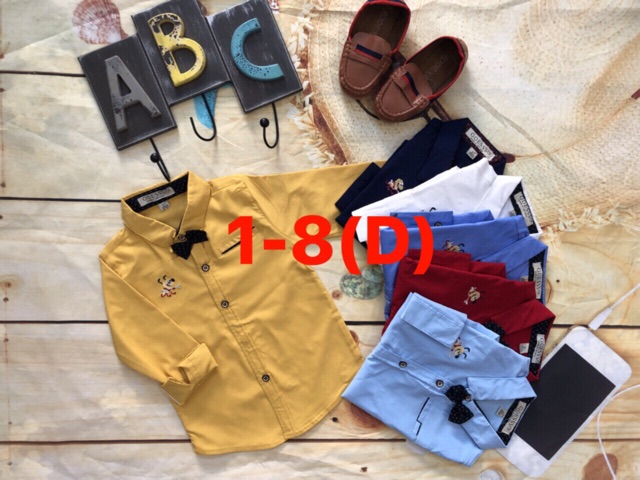 [NHẬP KIDTET hoàn 15% xu đơn 150k] Áo sơ mi dài tay bé trai,chất cotton đẹp, mát, cực co dãn, còn đủ màu như hình