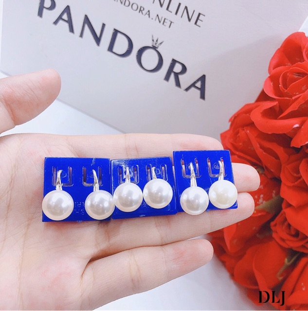 Bông tai bạc móc câu trai nhỏ xinh BT0114