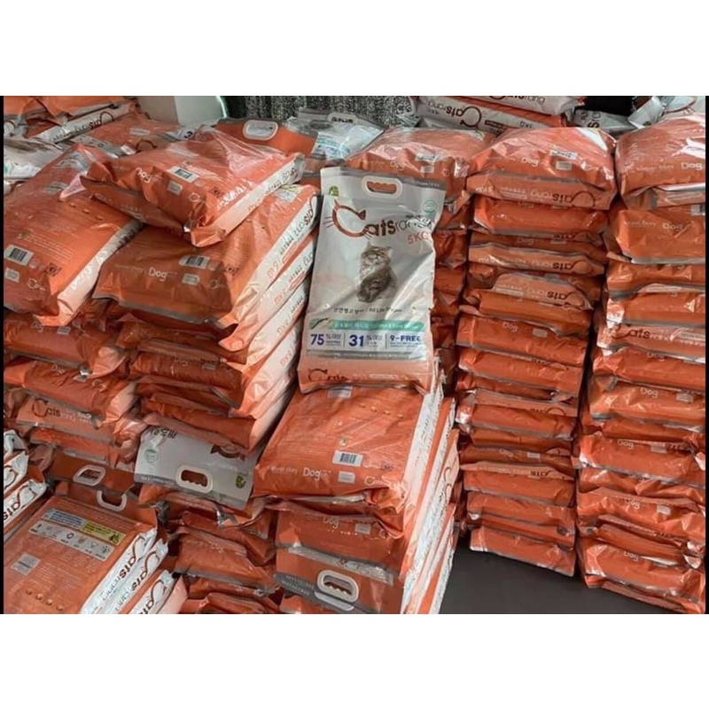 Thức ăn cho mèo hạt Catsrang túi zip 1kg.