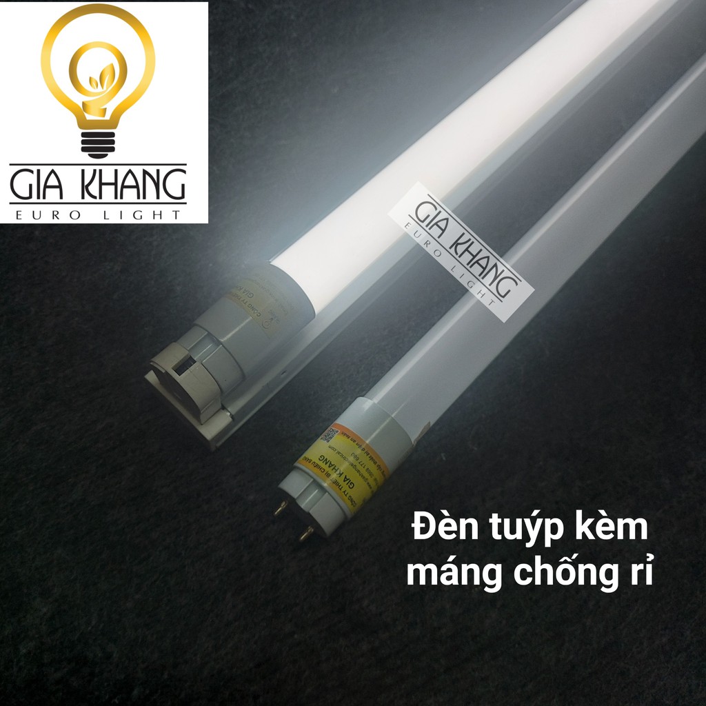 BỘ ĐÈN TUÝP LED 10W - 20W KÈM MÁNG ĐÈN CHỐNG RỈ ĐÈN SIÊU SÁNG BAO 05 NĂM KHÔNG RỈ