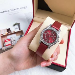 ⚡CHOPARD nữ viền đá bạc⚡