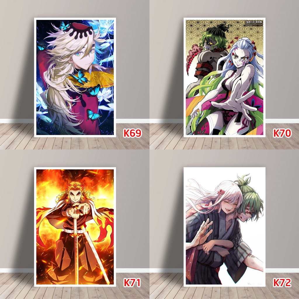 Tấm Postcard Cao Cấp Anime Kimetsu No YaiBa