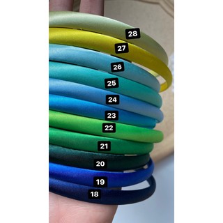 Bờm tóc satin mini basic headband