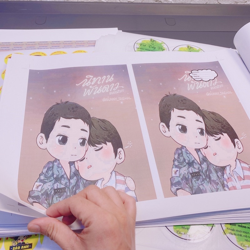 Bao tập in theo yêu cầu giá rẻ 5k/ tờ