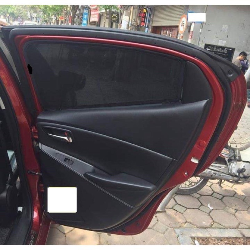 Rèm Che Nắng Nam Châm Mazda 2 Sedan 2015 - 2021  loại 1 dày dặn