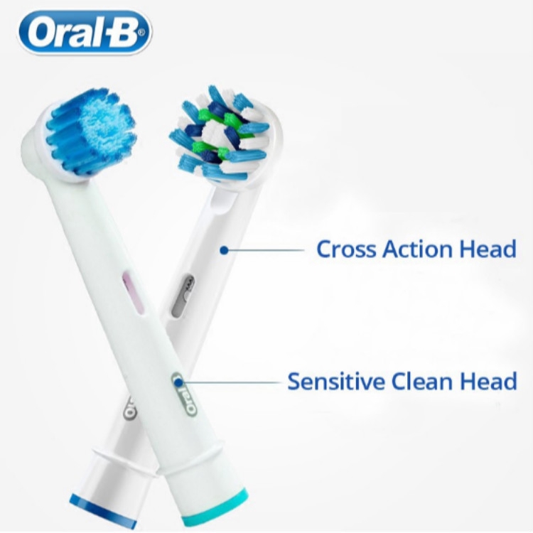 Bàn chải đánh răng điện Oral B D16 Pro 600   2 màu Bàn chải đánh răng cặp đôi Đầu bàn chải