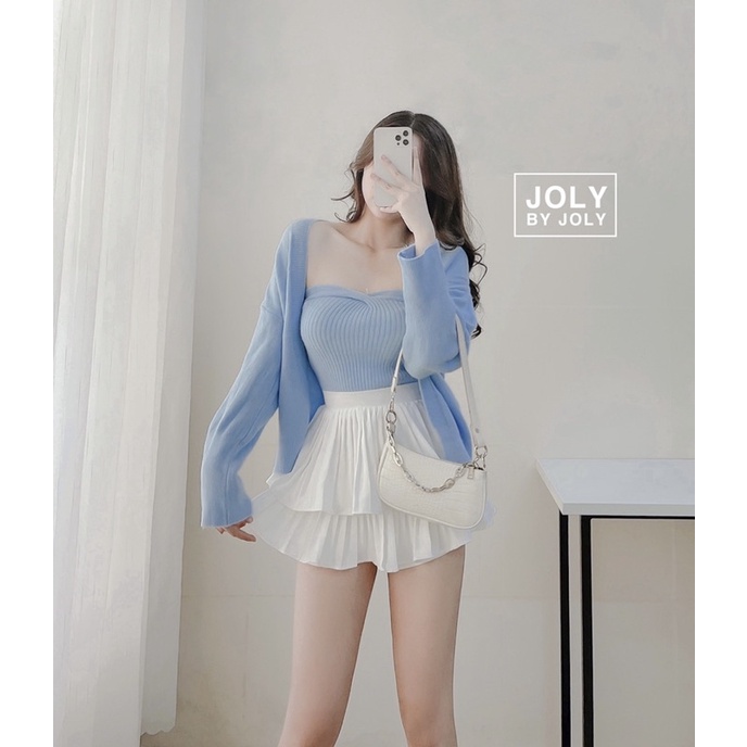 Set Áo Len và Chân Váy Xoè | BigBuy360 - bigbuy360.vn