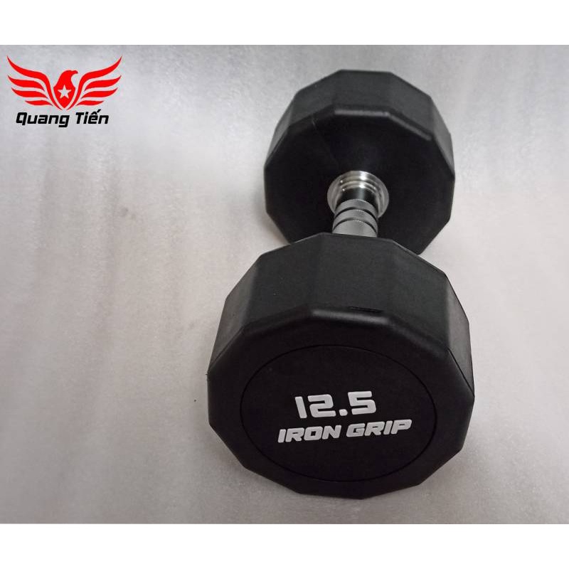 Tạ tay cao su cao cấp Iron grip 12,5 kg