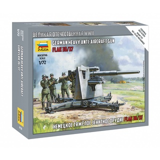 Mô hình quân sự Pháo phòng không hạng nặng Flak 36/37 1/72 Zvezda