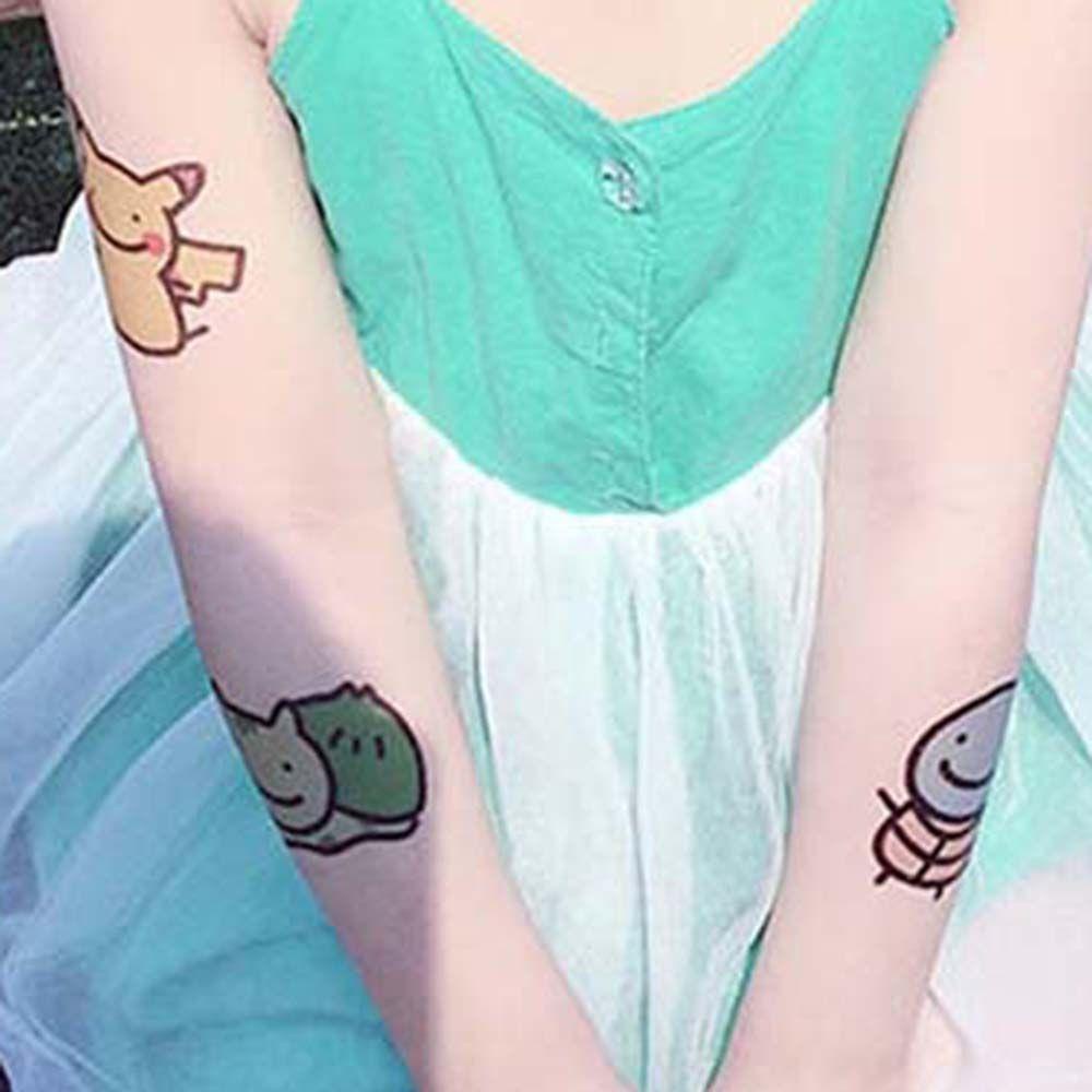 Miếng Dán Trang Trí Ván Trượt / Xe Hơi Hình Pikachu Graffiti Chống Thấm Nước Dành Cho Trẻ Em