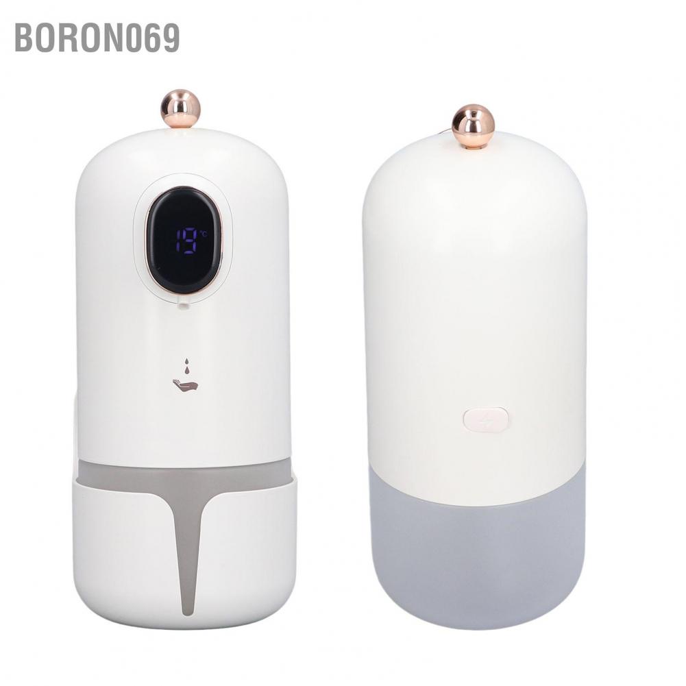 Boron069 Máy phân phối xà phòng tự động Màn hình LCD 300ml Cảm biến có thể sạc lại rảnh tay bơm không thấm nước Treo tường