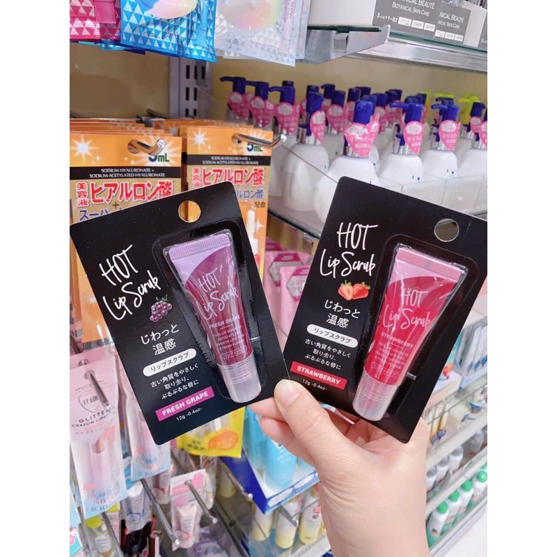 Tẩy tế bào chết cho môi nóng ấm lên Hot Lip Scrub Nhật | BigBuy360 - bigbuy360.vn