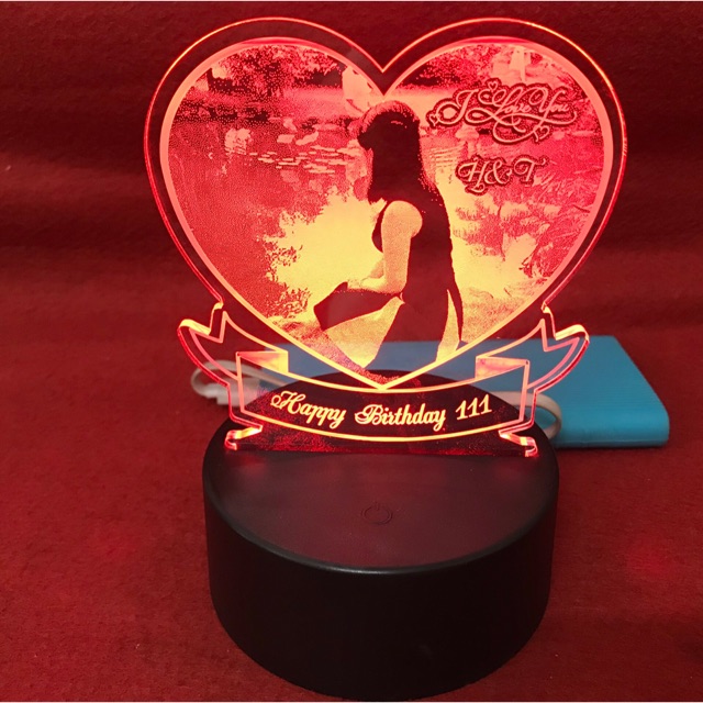 Đèn ngủ 3D, đèn trang trí, khắc hình ảnh theo yêu cầu