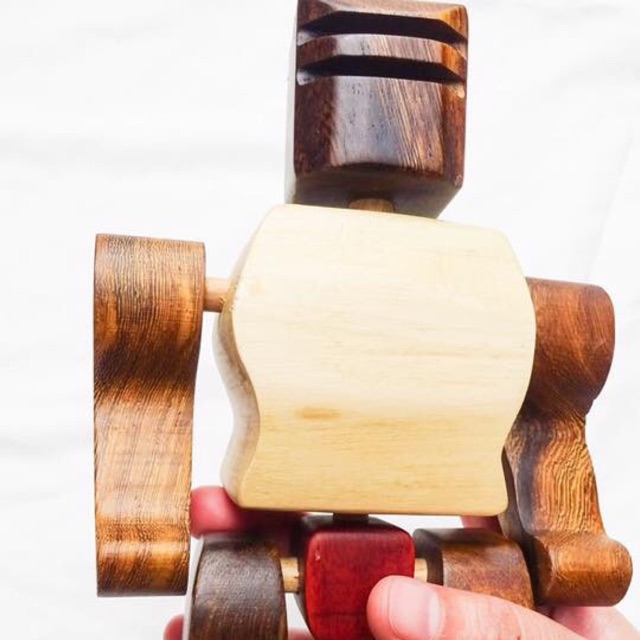 ROBOT GỖ LẮP GHÉP