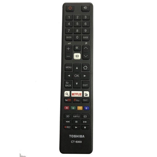 Remote điều khiển Tivi TOSHIBA LCD/LED Hàng Xịn Loại Đẹp Cứng Cáp