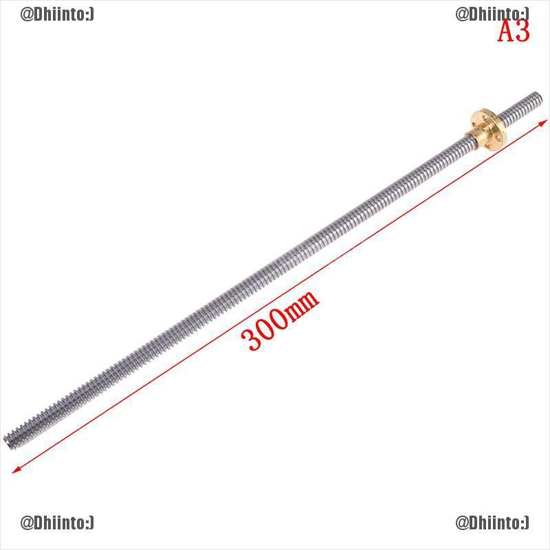 Trục vít me có đai ốc máy in 3D T8X2 100-500Mm