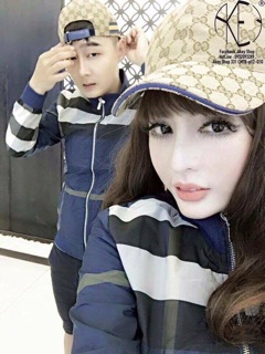 Áo khoác burberry dù 2 lớp
