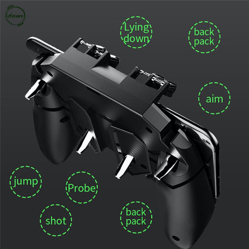 Tay cầm gắn rời tỳ 6 ngón AK66 hỗ trợ chơi game PUBG dành cho điện thoại di động