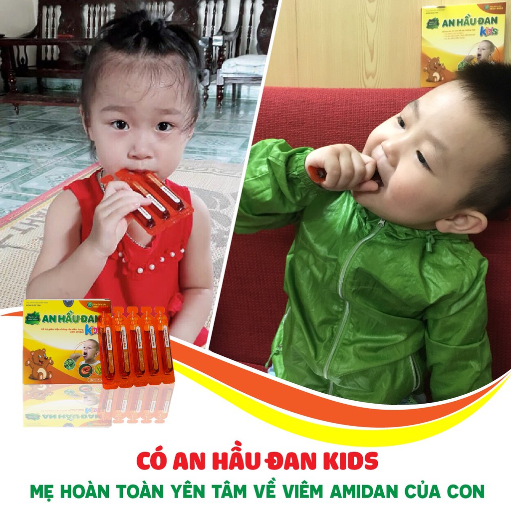 Hỗ trợ điều trị viêm họng, amidan ở trẻ nhỏ - An Hầu Đan Kids Shop HK PHARMA