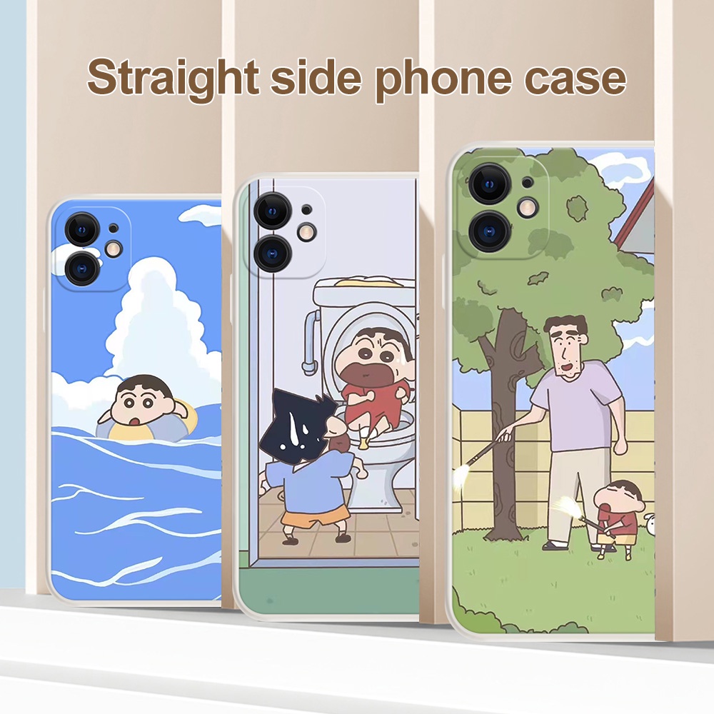 Ốp Điện Thoại Hình Shin Chan Cho OPPO A5 A54 A3S A12E A3 A11 A11X A9 A7 A5S A12 A59 A59S F1S A11K A53 A32 A33 A52 A72 A92 A39 A57