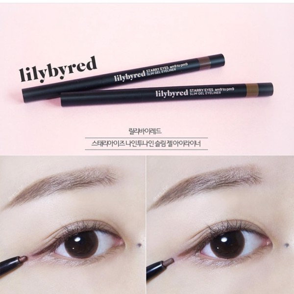 Chì Kẻ Mắt Siêu Mảnh Lâu Trôi Lilybyred Starry Eyes Am9 To Pm9 Slim Gel Eyeliner