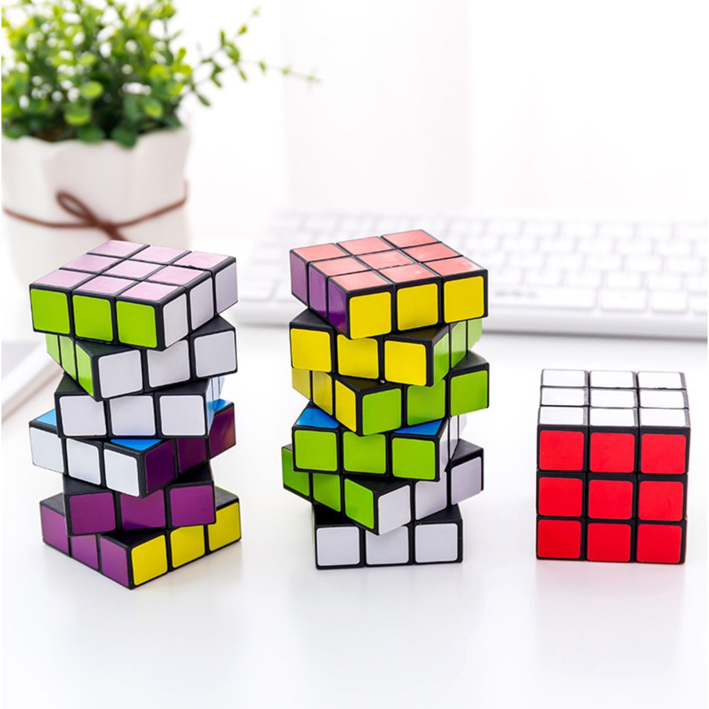 [ĐỒ CHƠI THÔNG MINH] Khối RUBIK xoay lắp ghép cho bé - Đồ chơi thông minh RUBIK loại tốt hàng đẹp