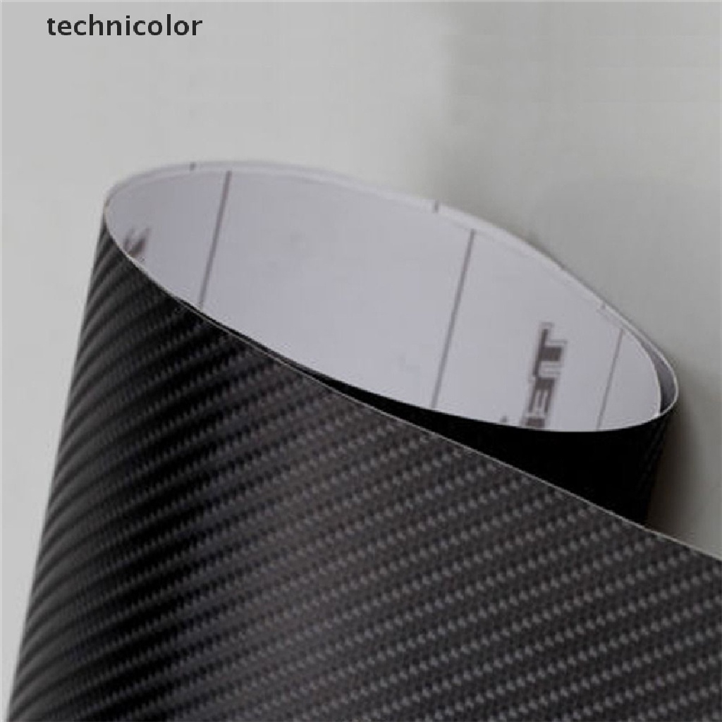 Cuộn Phim Vinyl Sợi Carbon 3D Màu Đen Dán Trang Trí Xe Hơi