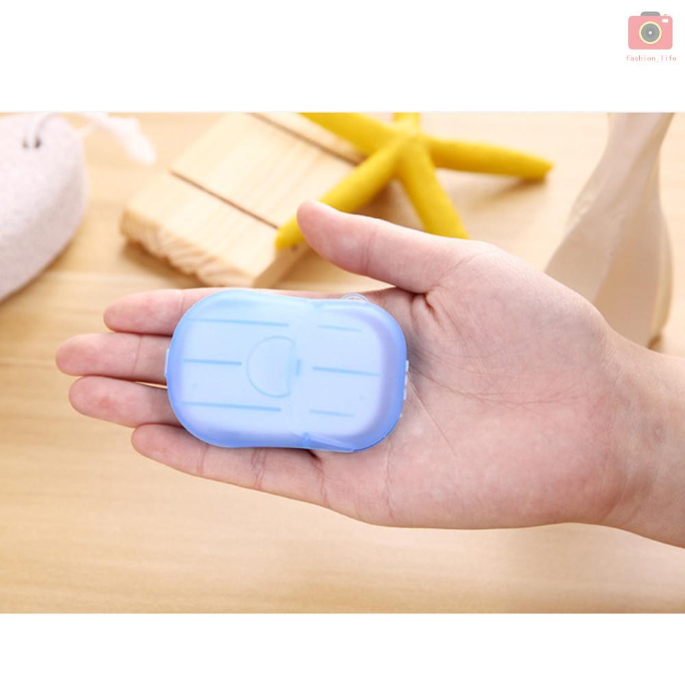 Hộp 20 xà phòng giấy Mini dùng một lần tiện dụng | BigBuy360 - bigbuy360.vn