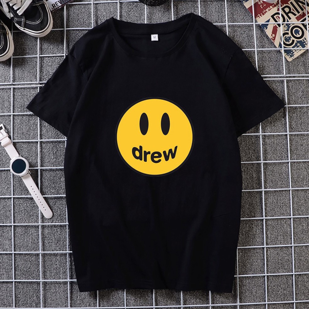 Áo thun Unisex in hình DREW mặt cười | BigBuy360 - bigbuy360.vn