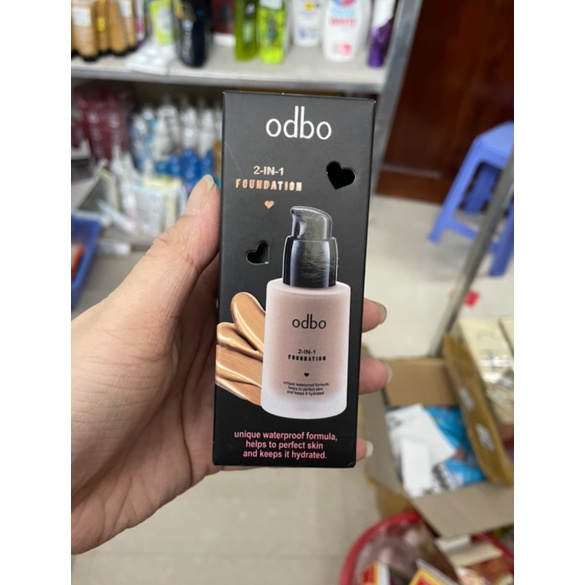 Set 2 In 1 Kem nền che khuyết điểm Odbo Double ҏerfection (Thái Lan)