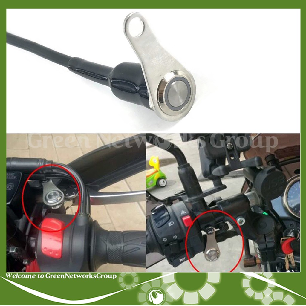 Công Tắc Led Có Pat Gắn Cùm lỗ 8 ly [Chế độ On - Off] Greennetworks