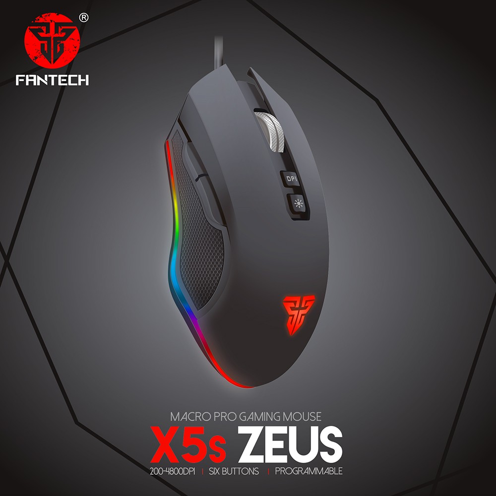 Chuột Gaming Fantech ZEUS X5S ( LED Chroma + phần mềm riêng )